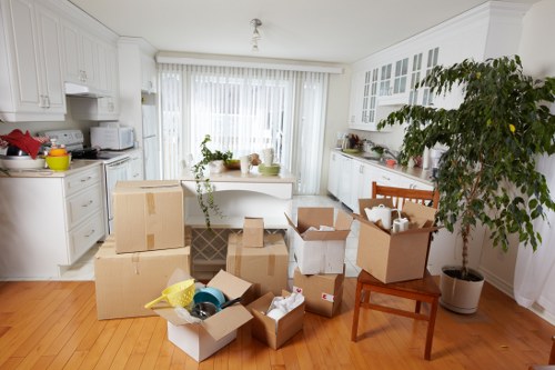Local moving team handling access challenges in Hither Green flats