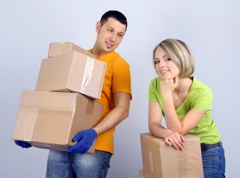 Movers navigating access and parking challenges at a Hithergreen property