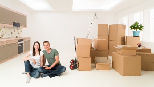 Moving van loaded for a house relocation in Hithergreen