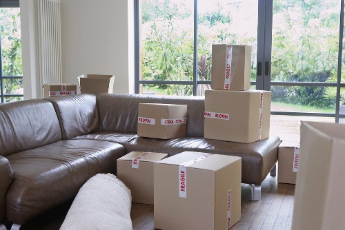Student moving checklist and boxes prepared for removals in Hithergreen